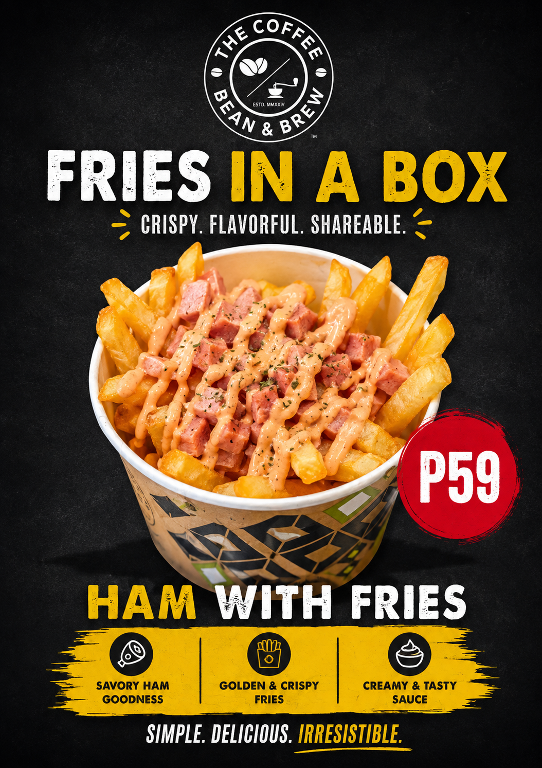 Ham with Fries